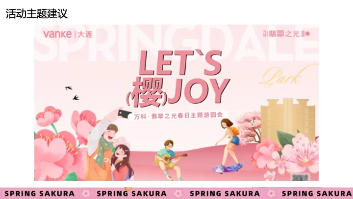 地产项目春季趣味樱花游园会（Let's樱JOY主题）活动策划方案