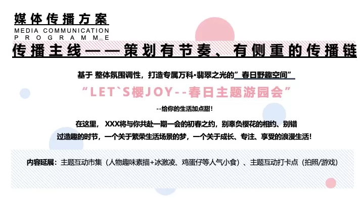 地产项目春季趣味樱花游园会（Let's樱JOY主题）活动策划方案