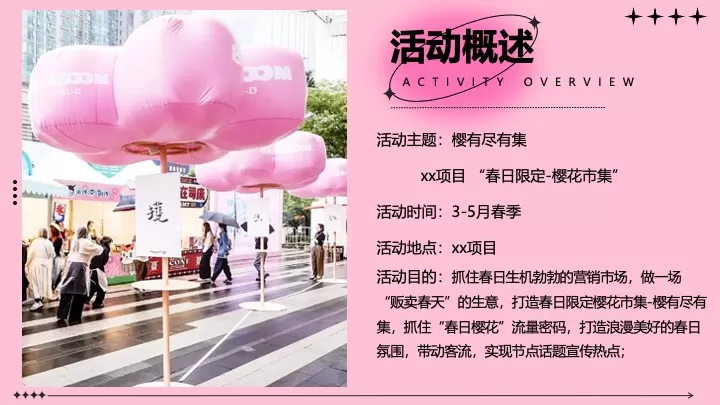 商业地产春日限定樱花市集（樱有尽有集主题）活动策划方案