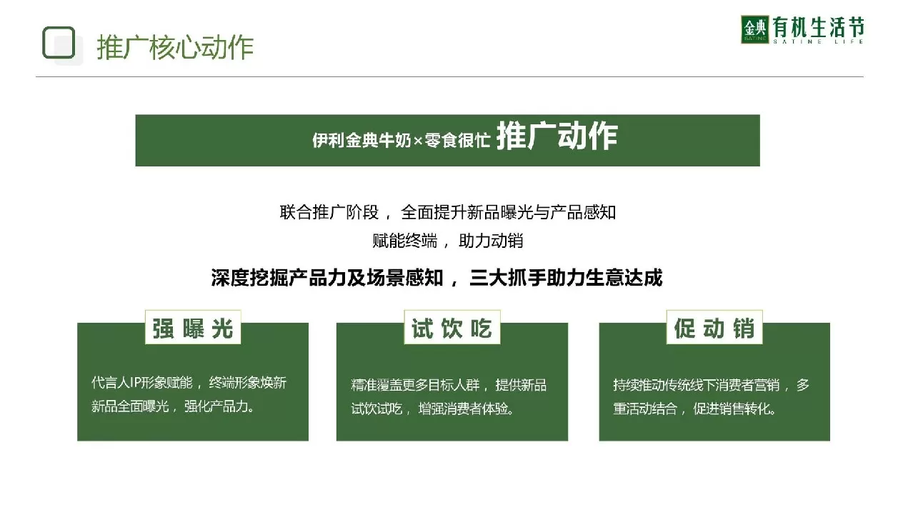 伊利金典牛奶×零食很忙(迷你秀联合推广方案)