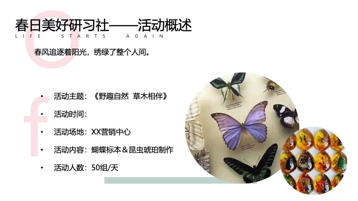 地产项目春季DIY手工暖场（春日美好研习社主题）活动策划方案