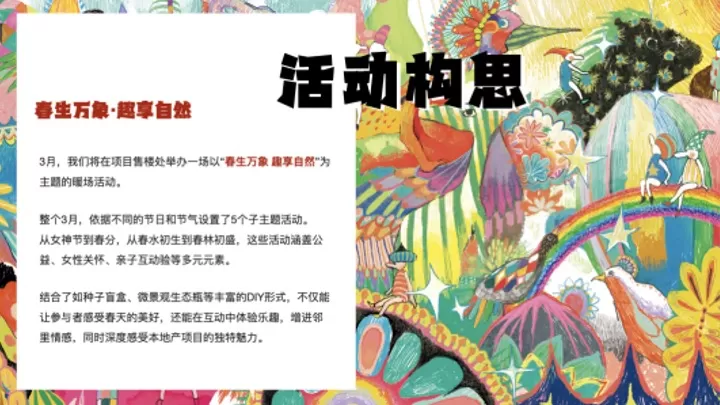 地产项目春季DIY手工暖场（春生万象·趣享自然主题）活动策划方案