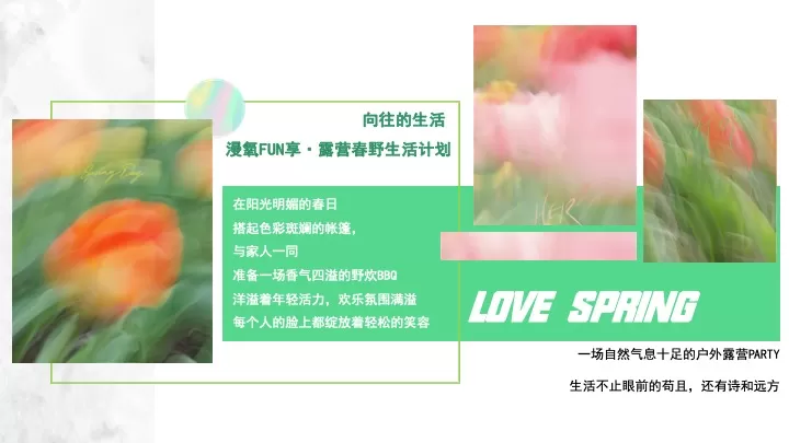 地产项目露营春野生活计划（春见美好·漫氧FUN享主题）活动策划方案