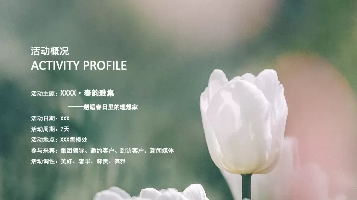 地产项目春韵雅集暨售楼处开放（邂逅春日里的理想家主题）活动策划方案