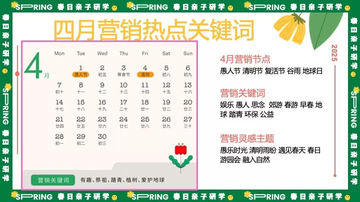 春日亲子户外研学游园（与春天撞个满怀主题）活动策划方案