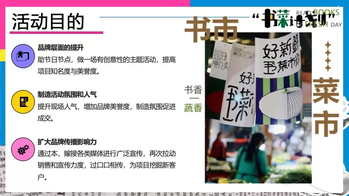 商业地产五一公益计划游园市集（书菜计划主题）活动策划方案