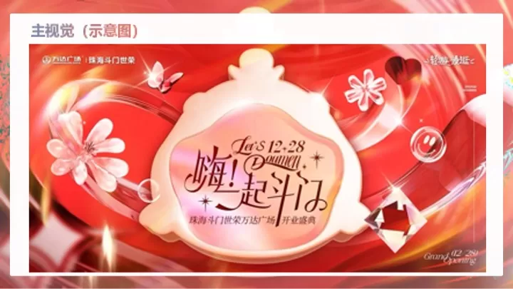 斗门万达广场购物中心开业(PR SP)活动方案提报案