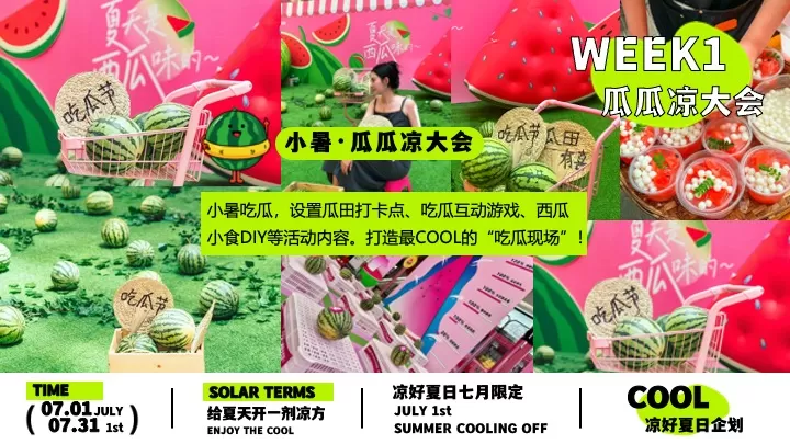 商场地产七月限定凉好夏日企划主题活动策划方案