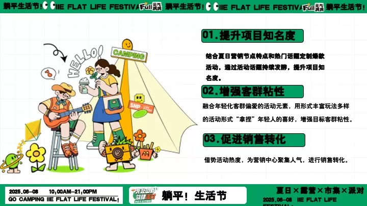 商场地产夏日露营市集躺平生活节（ 夏日出逃计划主题）活动策划方案