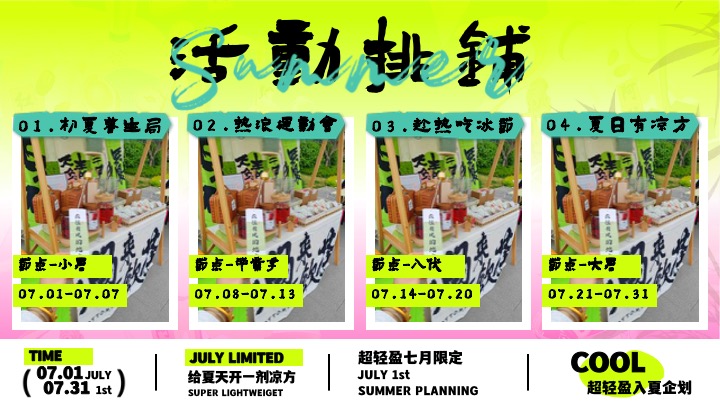 商场地产7月夏日限定（超轻盈入夏企划主题）活动策划方案