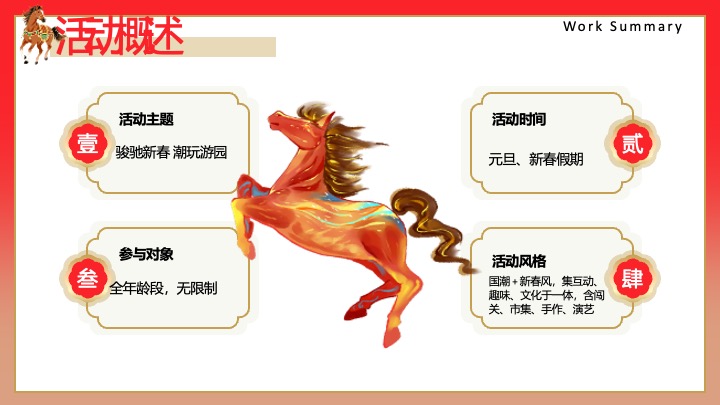 商业地产马年新春游园会（骏驰新春·潮玩游园主题）活动策划方案
