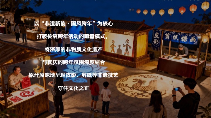 商业景区马年新春非遗市集（非遗新韵·国风跨年主题）活动策划方案