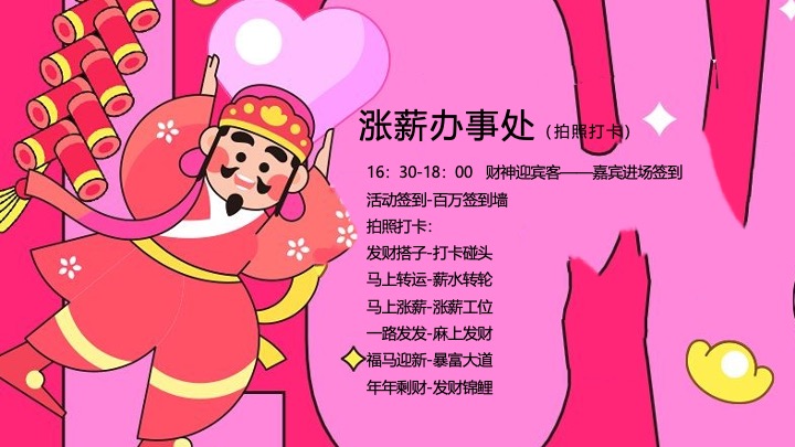 企业公司马年新春发财年会（马上转运·富贵自来主题）活动策划方案