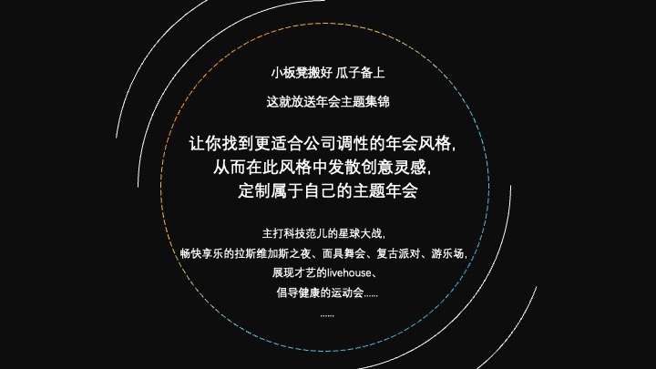 年会创意主题推荐合集策划方案