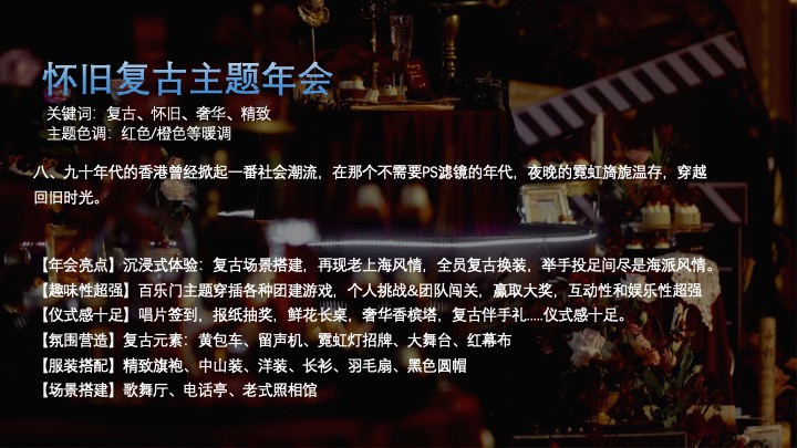 年会创意主题推荐合集策划方案