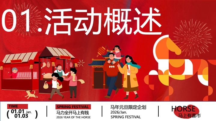 商场地产马年元旦限定（马上有喜市主题）活动策划方案