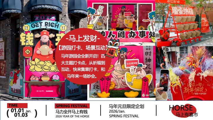 商场地产马年元旦限定（马上有喜市主题）活动策划方案