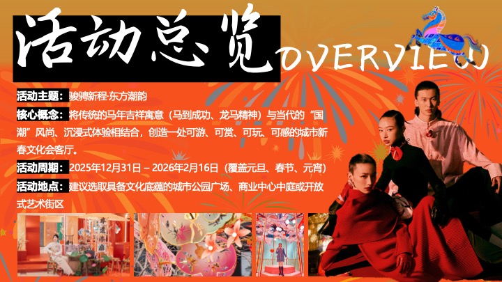 马年春节档新禧季系列（骏骋新程·东方潮韵主题）活动策划方案