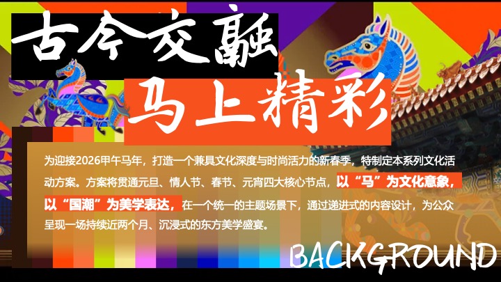 马年春节档新禧季系列（骏骋新程·东方潮韵主题）活动策划方案